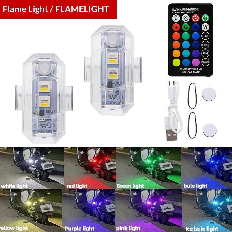 Motorcycle LED RGB Warning Lig - огляд і ціна Drone Strobe Light
