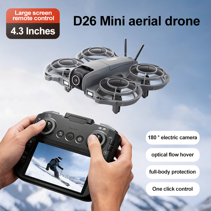 D26 Drone 4K Aerial HD 180° Ca - огляд і ціна Drone Controller Screen