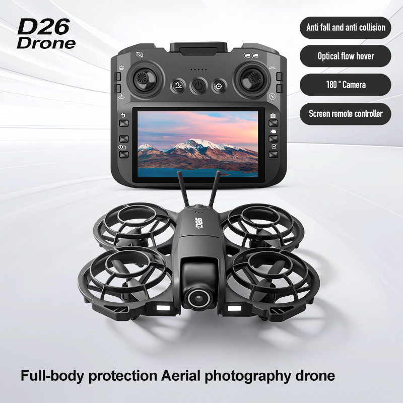 D26 Drone 4K Aerial HD 180° Ca - огляд і ціна Drone Controller Screen